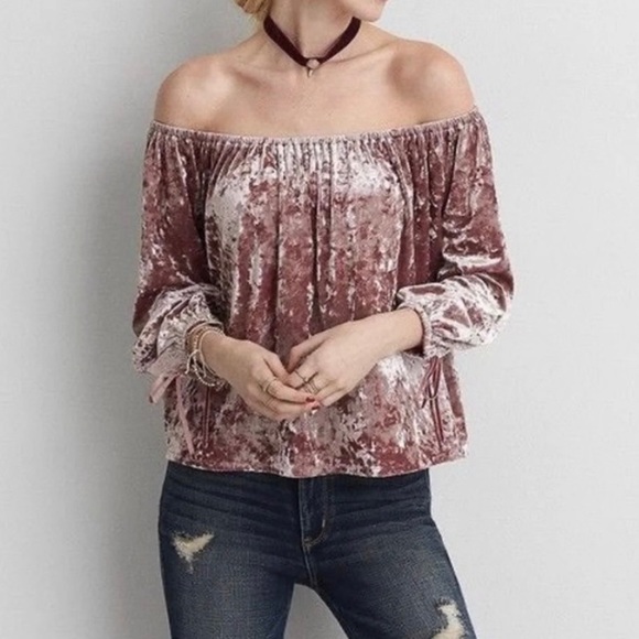 American Eagle Outfitters Off Shoulder Top - Picture 5 of 5